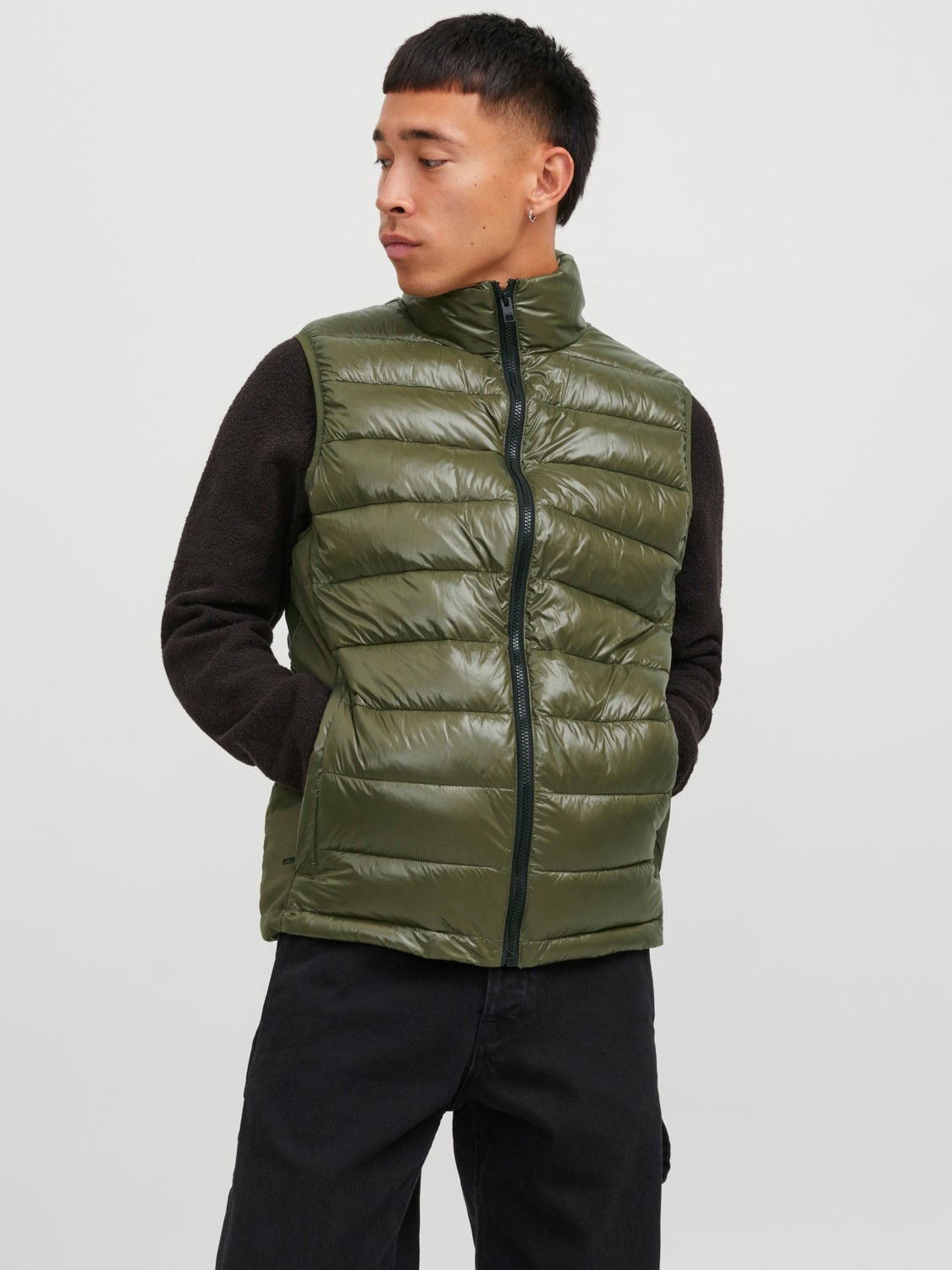 jcotrace bodywarmer olive night Jack Jones jcotrace bodywarmer olive night Jack Jones